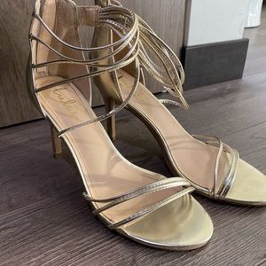 Lulu’s gold heels